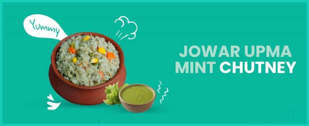 Jowar Upma And Mint Chutney Recipe - Wellfinity.in