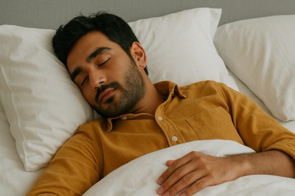 sleeping man